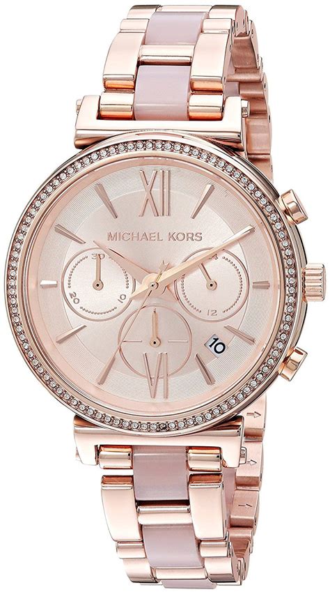 michael kors sofie watch rose gold|Michael Kors Women's Sofie Three.